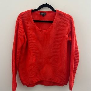 Orange TopShop Sweater